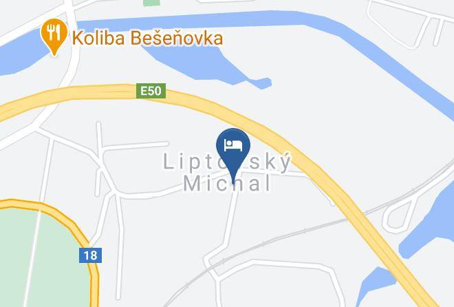 Ruzomberok - Ubytovanie Liptovsky Michal Maps