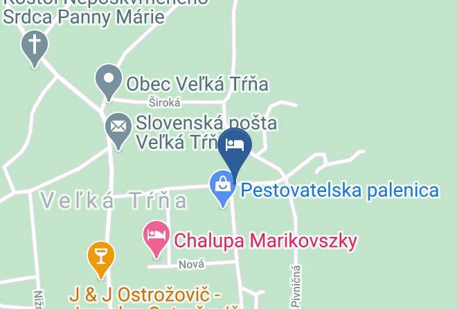 Trebisov - Ubytovanie Na Chalupe Maps