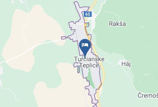 Turcianske Teplice - Ubytovanie Na Sukromi Maps