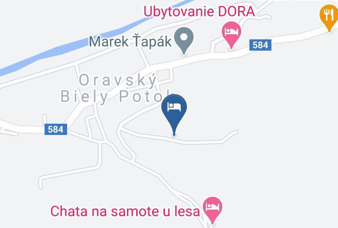 Tvrdosin - Ubytovanie Oravsky Biely Potok Maps