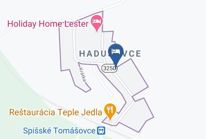 Spisska Nova Ves - Ubytovanie Petra Maps