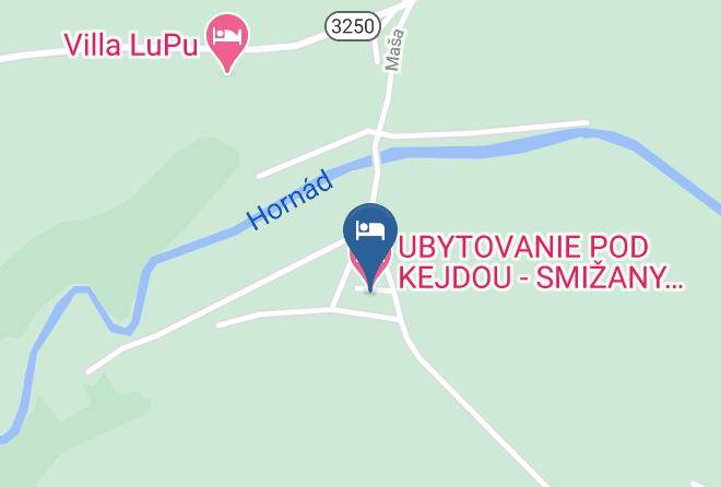Spisska Nova Ves - Ubytovanie Pod Kejdou Smizany Slovensky Raj Maps