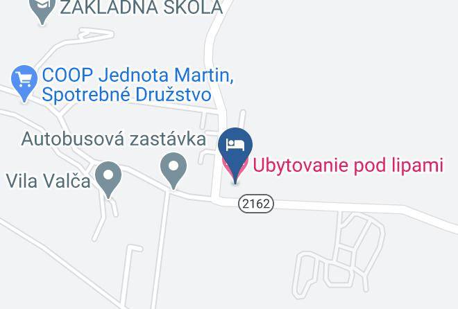 Martin - Ubytovanie Pod Lipami Maps