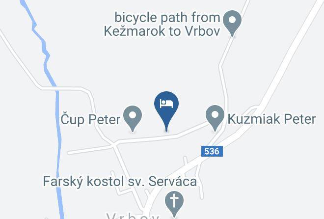 Kezmarok - Ubytovanie U Aleny Maps