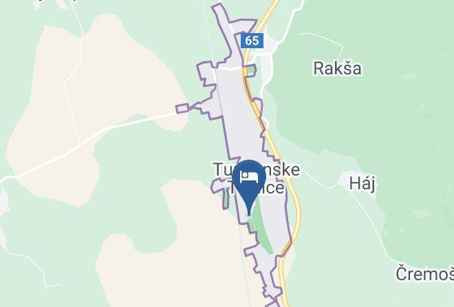 Turcianske Teplice - Ubytovanie U Galandu Maps