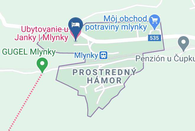 Spisska Nova Ves - Ubytovanie U Janky Mlynky Maps