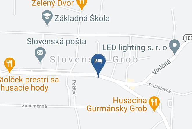 Pezinok - Ubytovanie U Martina Maps