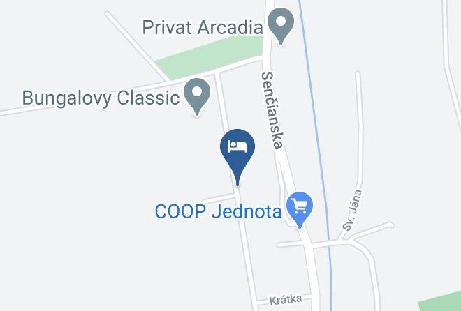 Nove Zamky - Ubytovanie U Moniky Maps