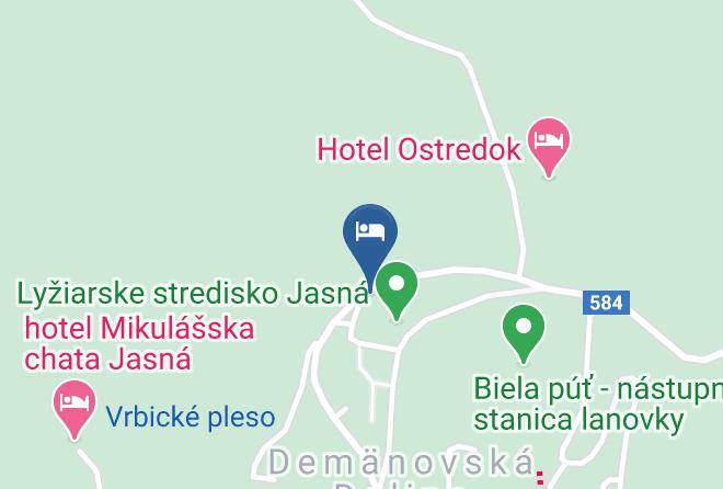Liptovsky Mikulas - Ubytovanie V Jasnej A Demanovskej Doline Maps