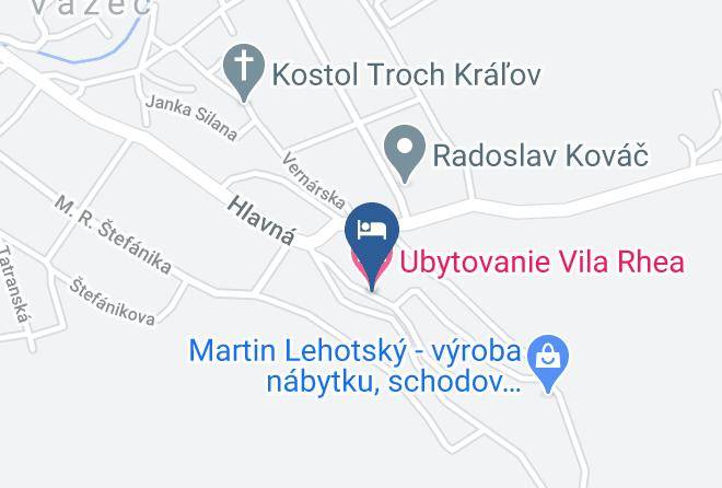 Ubytovanie Vila Rhea Map