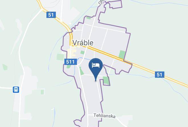 Nitra - Ubytovanie Vrable Maps