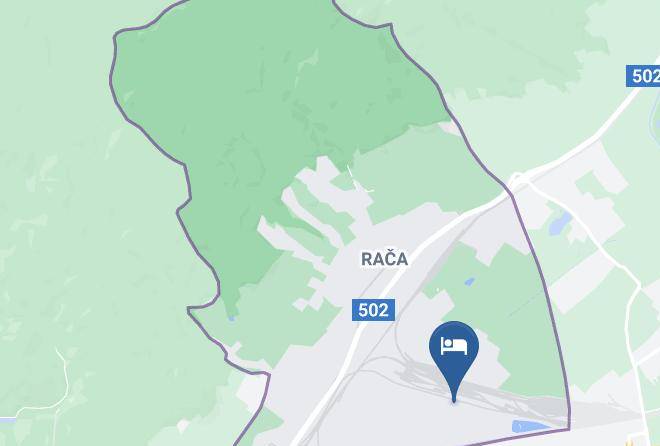 Raca - Ubytovna Alex Maps