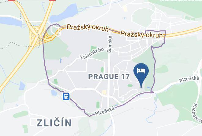 Prague - Ubytovna Areal Repy Maps
