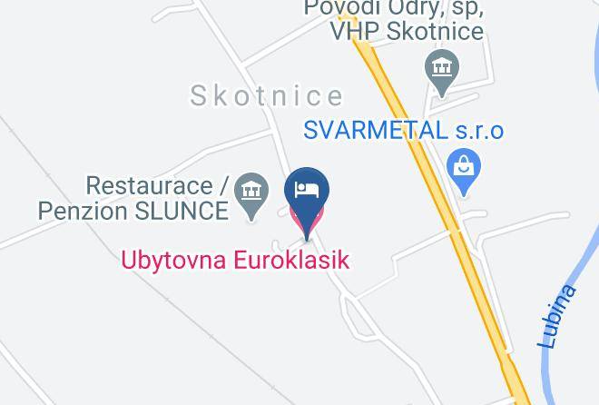Novy Jicin - Ubytovna Euroklasik Maps