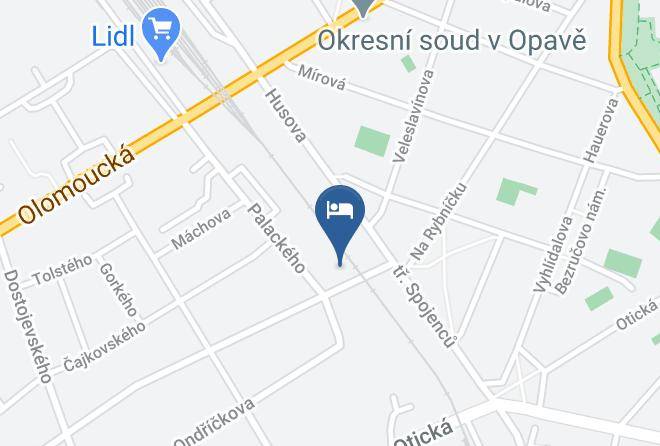 Opava - Ubytovna Hajirna Opava Maps
