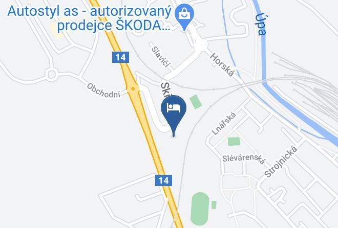 Trutnov - Ubytovna Horal Trutnov Maps