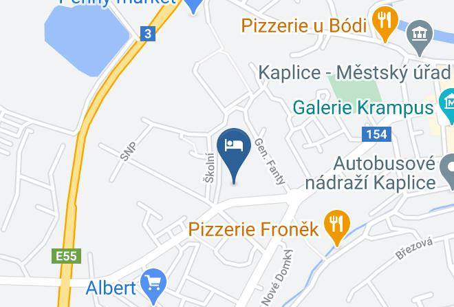 Cesky Krumlov - Ubytovna Kaplice Maps