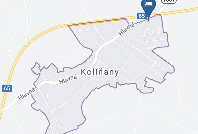 Nitra - Ubytovna Kolinany Maps