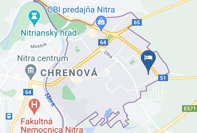 Nitra - Ubytovna Maginova Maps