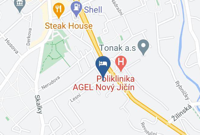 Novy Jicin - Ubytovna Na Lesni Maps