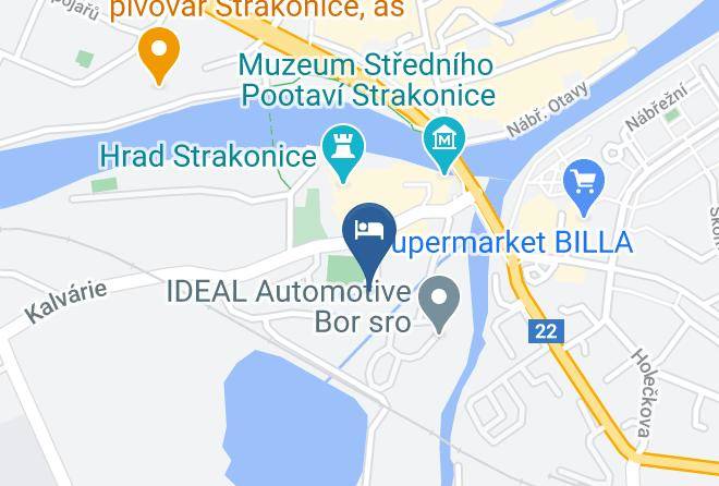 Strakonice - Ubytovna Na Sadkach Maps