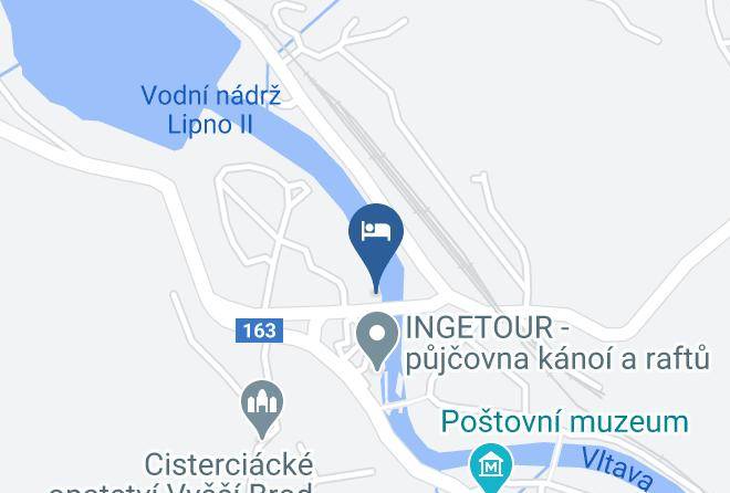 Cesky Krumlov - Ubytovna Pod Hrazi Vyssi Brod Maps