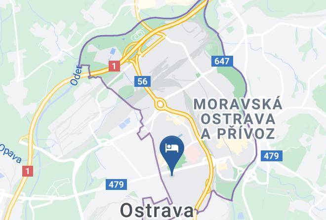 Ostrava - Ubytovna Salamoun Ostrava Maps