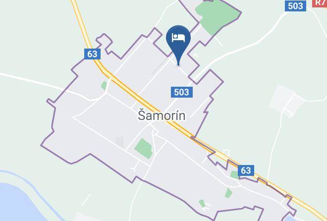 Dunajska Streda - Ubytovna Samorin Maps