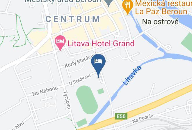 Beroun - Ubytovna Sport Maps
