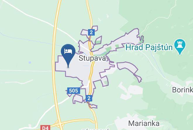 Malacky - Ubytovna Stupava Maps