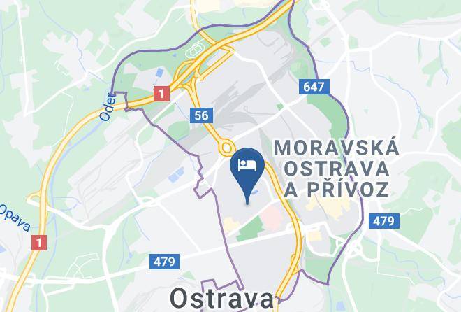 Ostrava - Ubytovna Tj Ostrava Maps