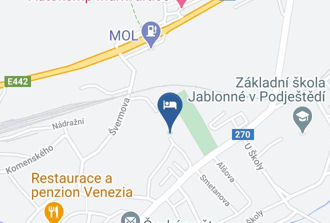 Jablonne V Podjestedi - Ubytovna Tj Tatran Maps