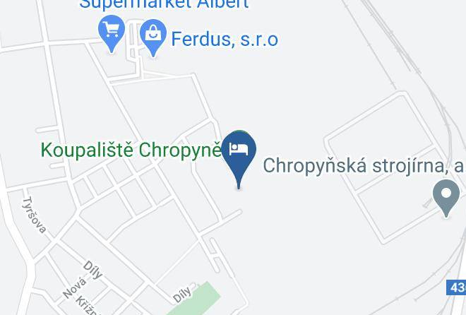 Kromeriz - Ubytovna U Skokana Maps
