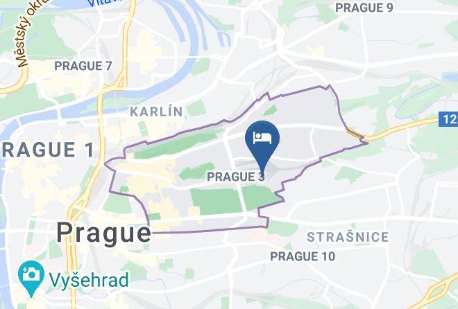 Prague - Ubytovna Zizkov Maps