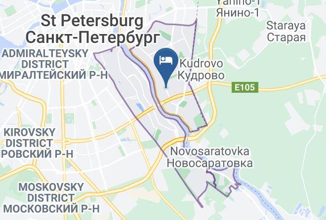 Saint Petersburg - Uchebnaya Gostinitsa Kolledzha Kul'tury Maps