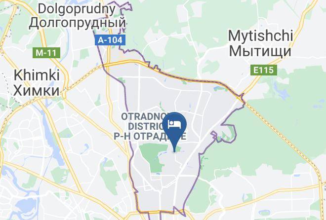Moscow - Uchebno Treningovaya Gostinitsa Maps