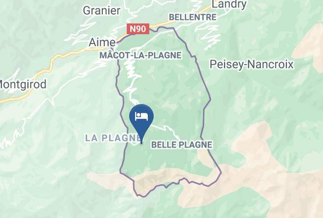 Savoie - Ucpa La Plagne Le France Maps