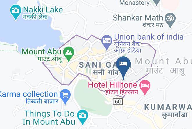 Mount Abu - Udai Garh Hotel Maps