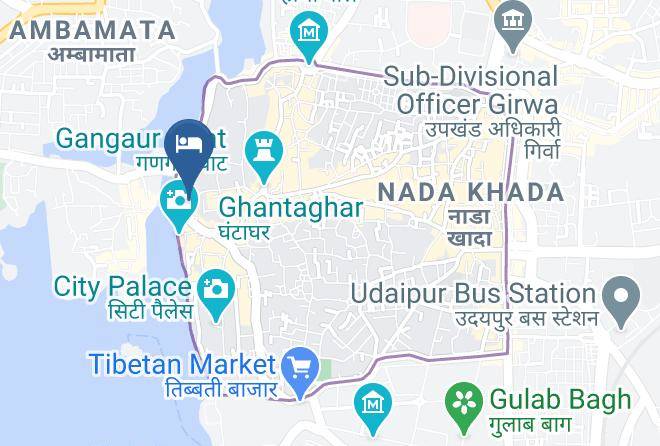 Udaipur - Udai Haveli Maps
