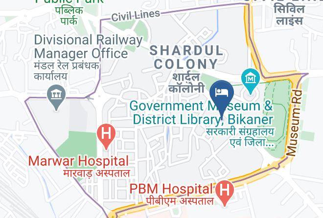 Bikaner - Udai Niwas A Boutique Homestay Maps