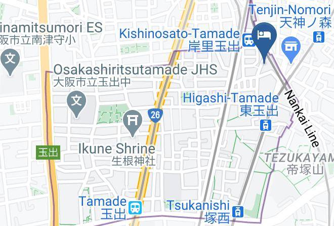 Osaka City Nishinari Ward - Udatsuya Maps