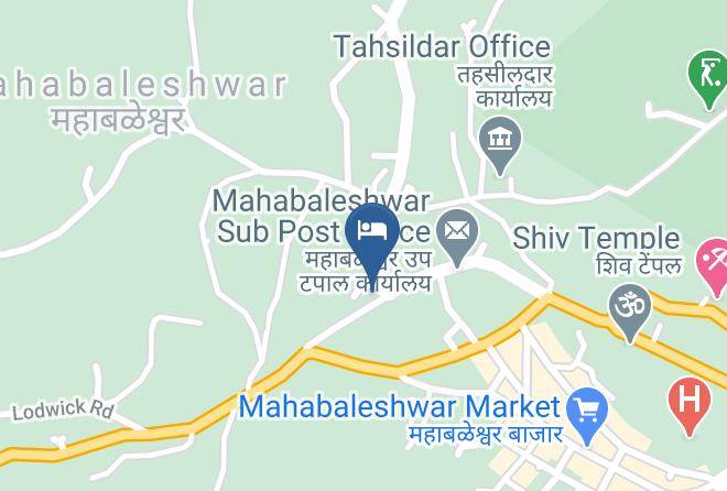 Mahabaleshwar - Uday Hotel Maps