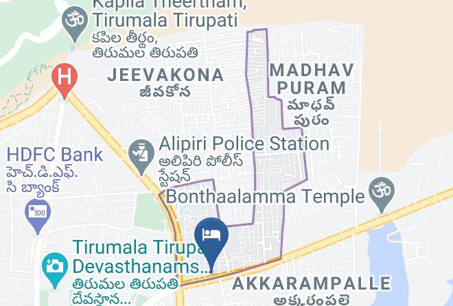 Tirupati - Udayee's Hotel Bvn Grand Maps