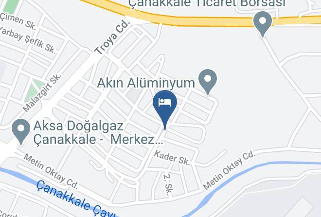 Canakkale Ismet Pasa - Udi Suit Hotel Canakkale Maps