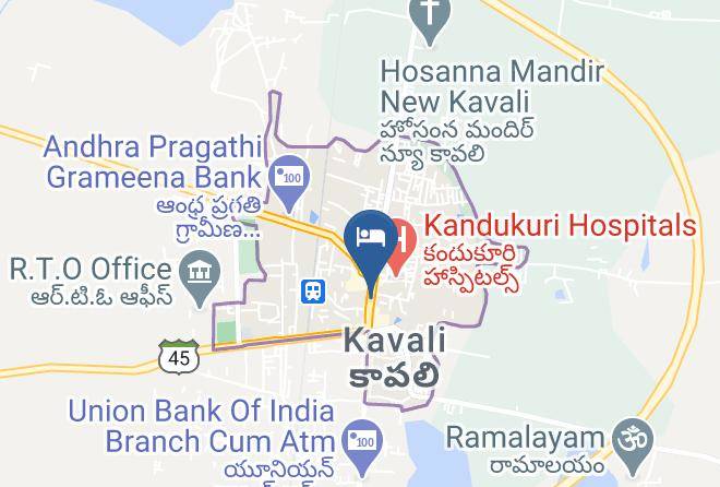 Kavali - Udipi Hotel Pure Vegitarian Maps