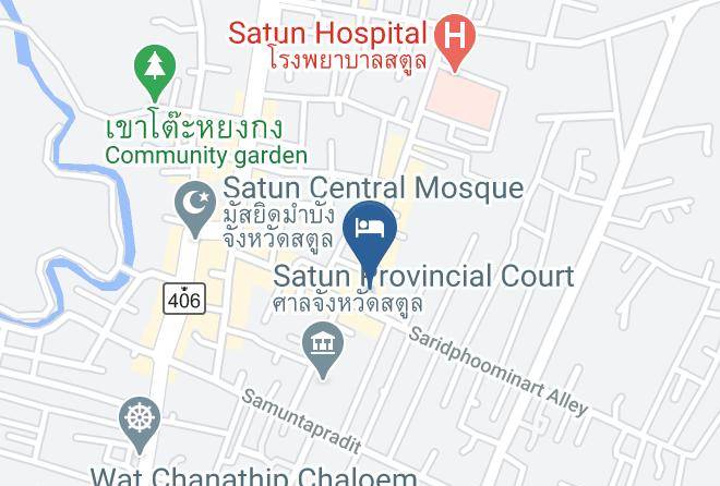 Mueang Satun District - Udomsuk Hotel Maps