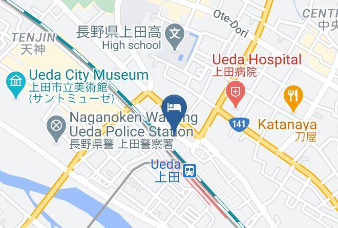 Ueda City - Ueda Ekimae Royal Hotel Maps