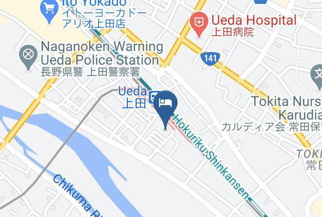 Ueda City - Ueda Tokyu Rei Hotel Maps