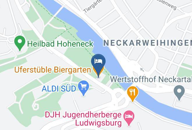 Ludwigsburg - Uferstuble Biergarten Maps