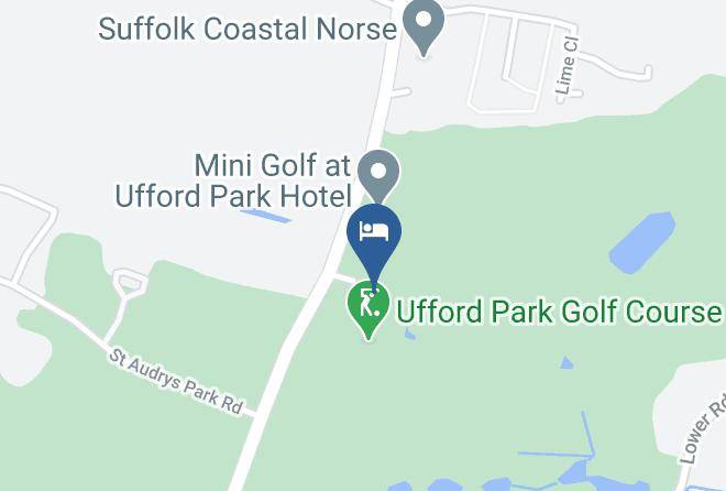 Suffolk - Ufford Park Hotel Golf And Spa Woodbridge Maps